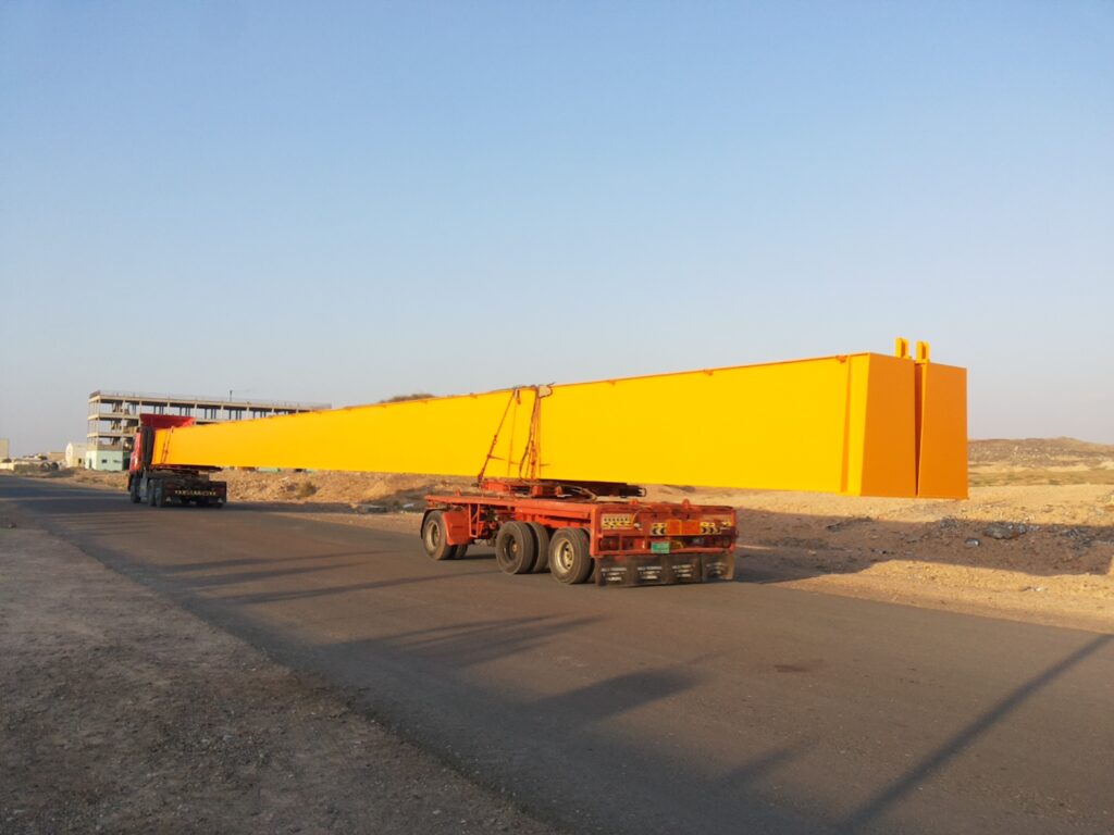 image of dolly trailer with heavy loads